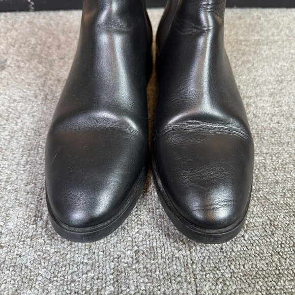 Everlane Black Leather Chelsea Boot Made in Italy Size 8 - Picture 2 of 7
